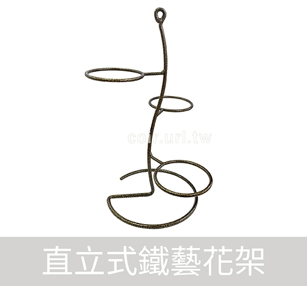 直立三層小品盆栽架 3寸盆鐵藝花架 直立三層小品盆栽架 3寸盆鐵藝花架